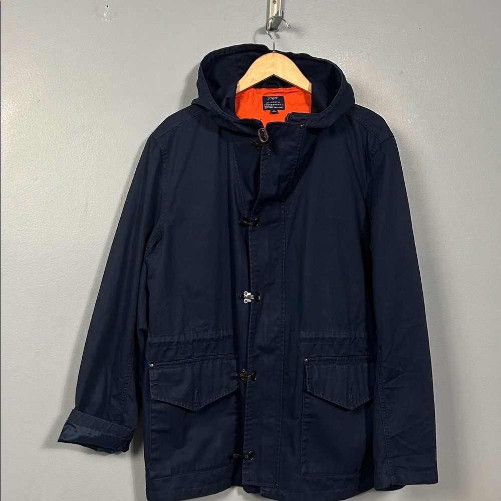 J.Crew Mountain Parka Military Fireman jacket Barn Jacket size XL